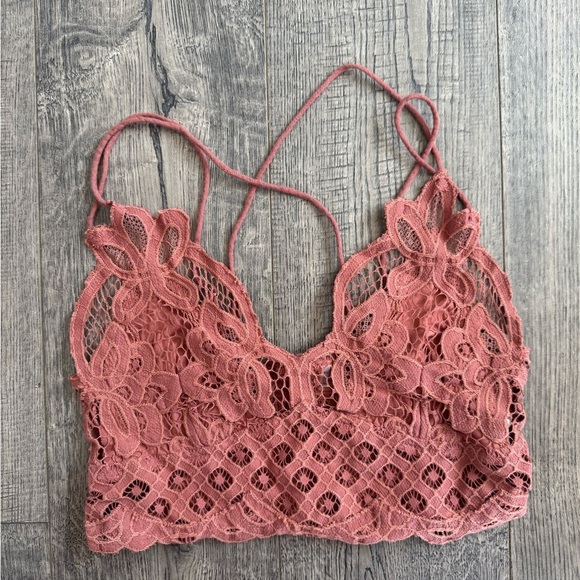 Free People Adella Lace Bralette- Copper - Picture 5 of 7